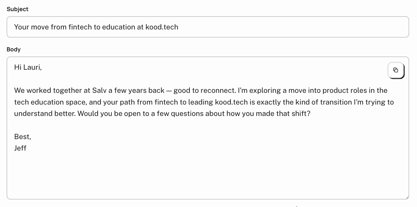 PivotDesk Outreach Draft V1